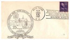 Greater New York Golden Jubilee New York NY British Colonial 1947 Postal Cover