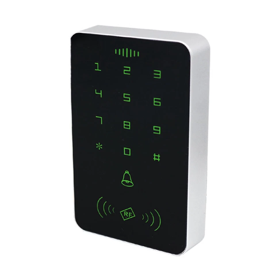 Cerradura de puerta inteligente con contraseña de seguridad lector de tarjetas RFID teclado control de acceso de entrada Foto 2 de 4