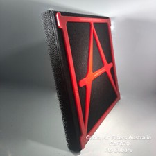 CABIN AIR POLLEN FILTER fits SUBARU FORESTER 2002-2008 3 STAGE CARBON AIR FILTER