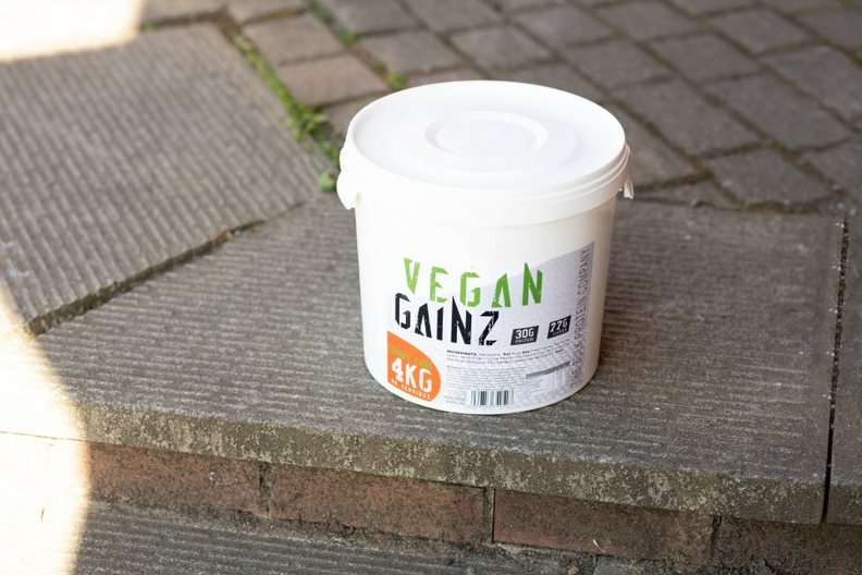 TBPC Vegan Gainz 4kg Protein Powder Mass Gainer UK Carrot Cake