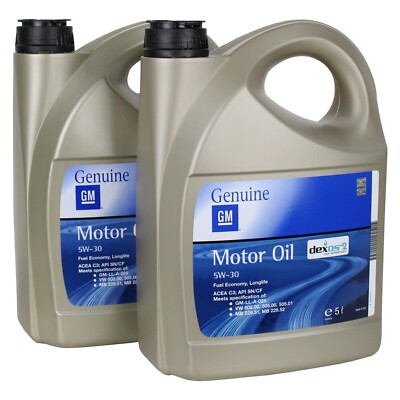 Original Opel 5W30 Dexos 2 Motoröl Longlife 5W-30 MB 229.51 /229.52 10 Liter