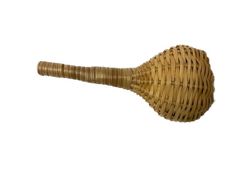 AFRIKANISCHER ghanaischer handgefertigter Samen gewebtes Caxixi (mehrfarbig) afrikanischer Shake-114 - Bild 11 von 20