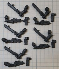 40k Space Marine Bits Primaris Jump Pack Intercessors Chainsword Bolt Pistols x5