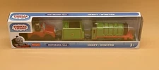 Fisher-Price Thomas and Friends Henry & Winston Motorized Engine Train New