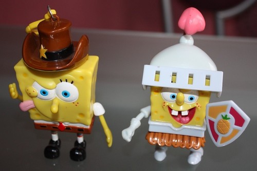 2 x SpongeBob, Hersteller unbekannt
