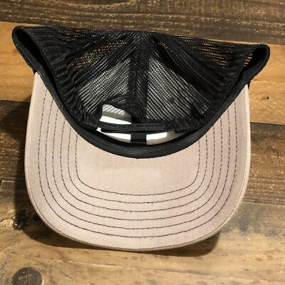 Nobo Hat Snapback Baseball Cap Mens Gray Black Benton Harbor
