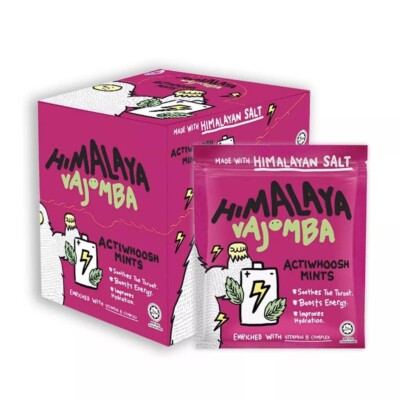 Himalaya Vajomba 2 box  (24 packs) Actiwhoosh Mints Flavour | Boosts Energy