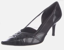 STUART WEITZMAN AUTH 399 Women's Black Pointed Toe Pump Size 5.5
