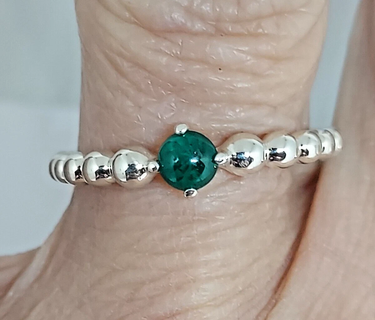 Pandora | Jewelry | Pandora May Rainforest Green Birthstone Ring May  Birthday Bead Ring 925 Ale | Poshmark