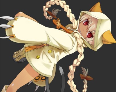 Anime taokaka blazblue girls red eyes simple background CCG Gaming Mat Desk