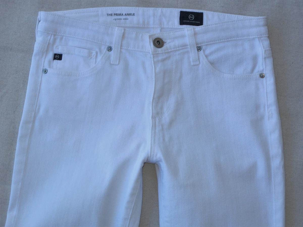 Ag prima white jeans 2025