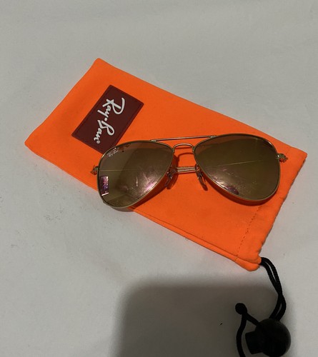 Kids Oro Specchiato (Arcobaleno) Ray-Ban Occhiali Da Sole Con Custodia  portaocchiali | eBay