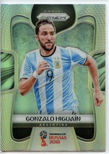 2018 Panini Prizm World Cup HOLO SILVER Parallel #5 Gonzalo Higuain - Argentina