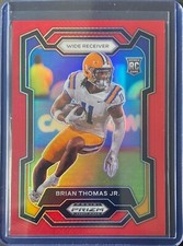 2024 Panini Prizm Draft Picks Brian Thomas Jr RC Red Prizm /299 Card #118 MINT!