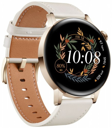 HUAWEI Watch GT3 1.32" 42mm Gold Stainless Steel MIL-B19 Smart Watch By FedEx - Picture 1 of 1