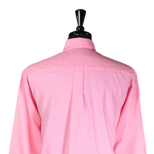 Mens Shirt Button Up Pink Floral Dress Casual Summer Hawaiian Beach Party Large - 第 6/7 張圖片