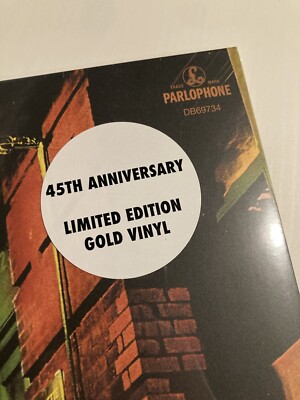 DAVID BOWIE Ziggy Stardust LP 45th Ann. Ltd Gold Vinyl 2017