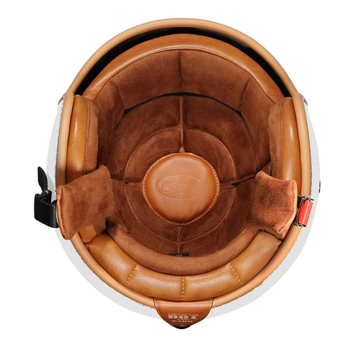 CYRIL Motorcycle Helmet 3/4 Open Face Lightweight C100 Vintage for Adult - Picture 32 of 50