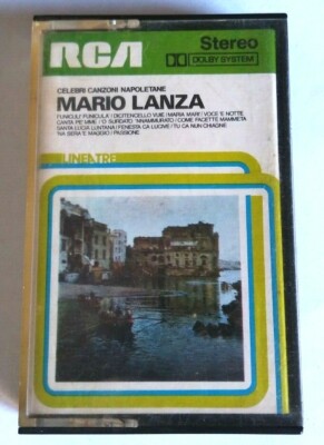 MUSIKKASSETTE MARIO LANZA - BERÜHMTE NEAPOLITANISCHE LIEDER - STEREO DOLBY SYSTEM - RCA