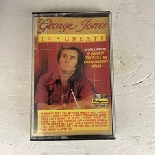 1988 George Jones Greatest hits Vintage Country cassette