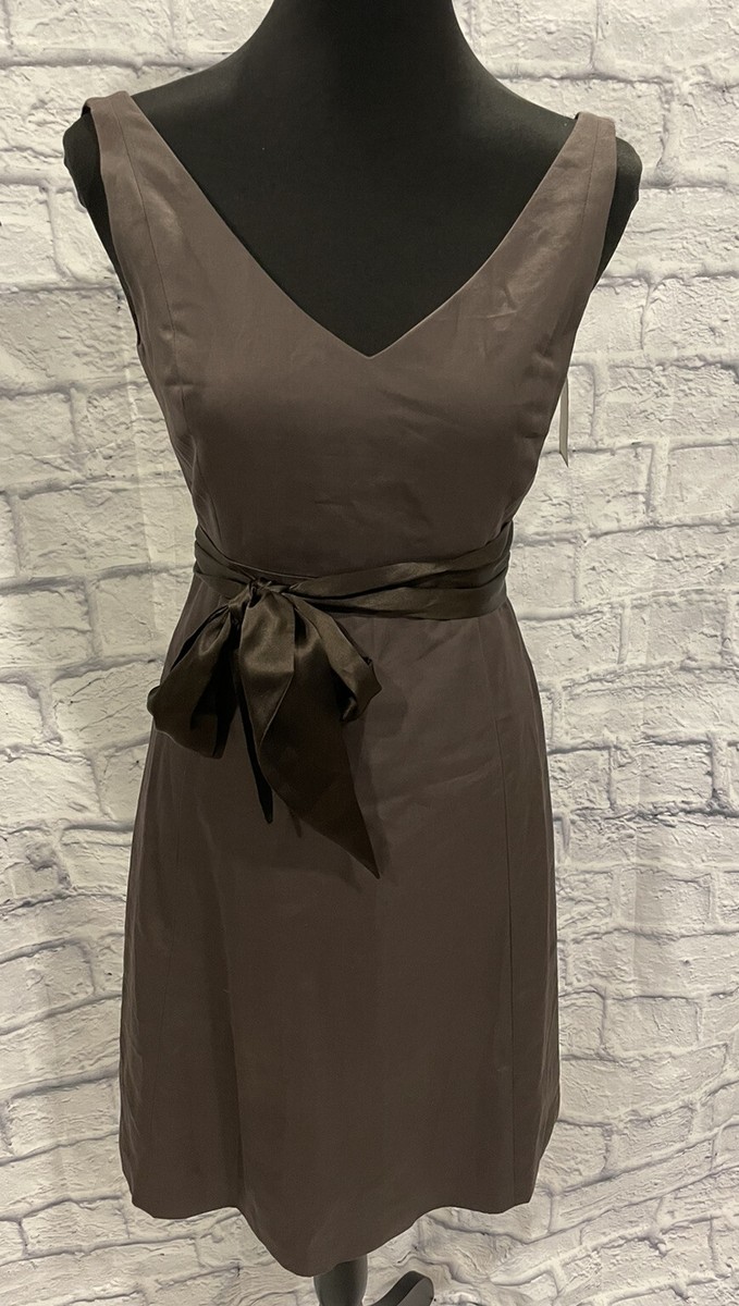 j crew petite formal dresses Chic Women's Padded Shoulder High Collar Wrap Dress with Metal Decor –  Canary Houze main image 0