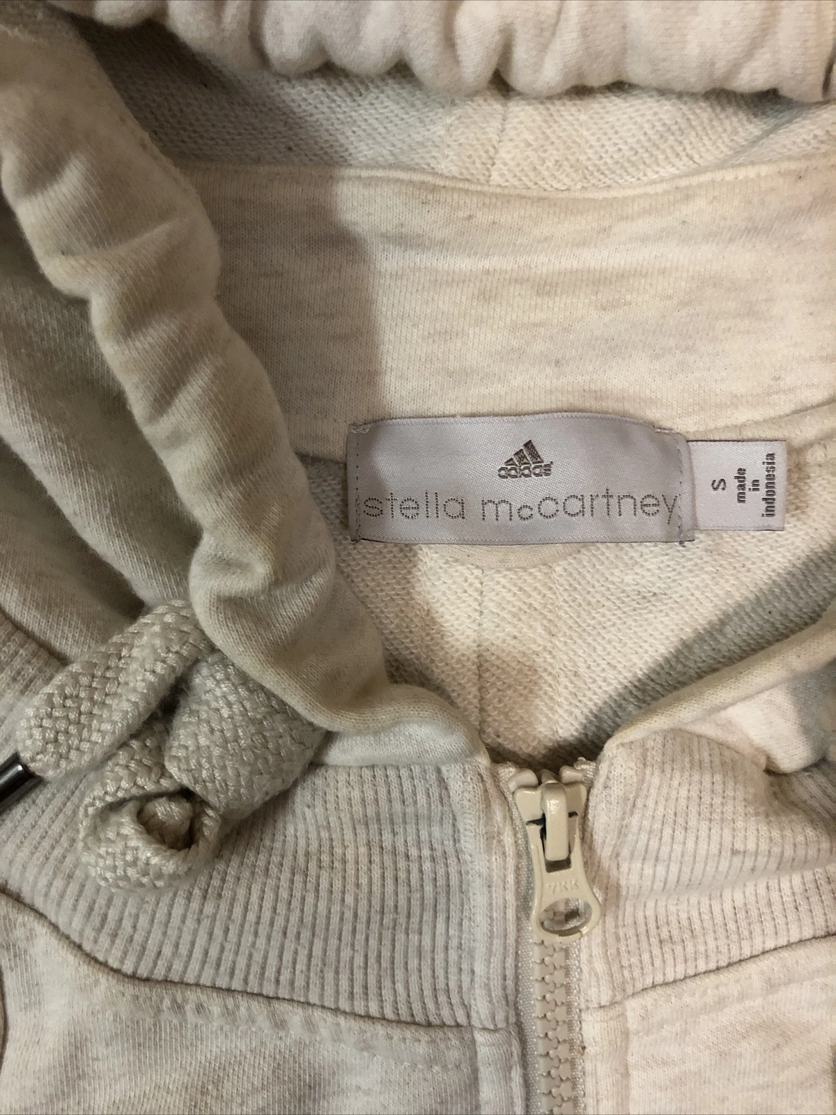 OFF WHITE Felpa con cappuccio Stella Mcarney Adidas