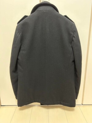 Paul Smith PS Double-breasted Pea Coat Jacket Men M Wool Angora