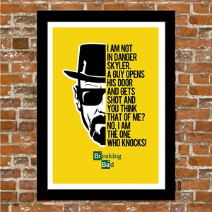 Breaking Bad Quote Framed Wall Art Print Poster Ebay