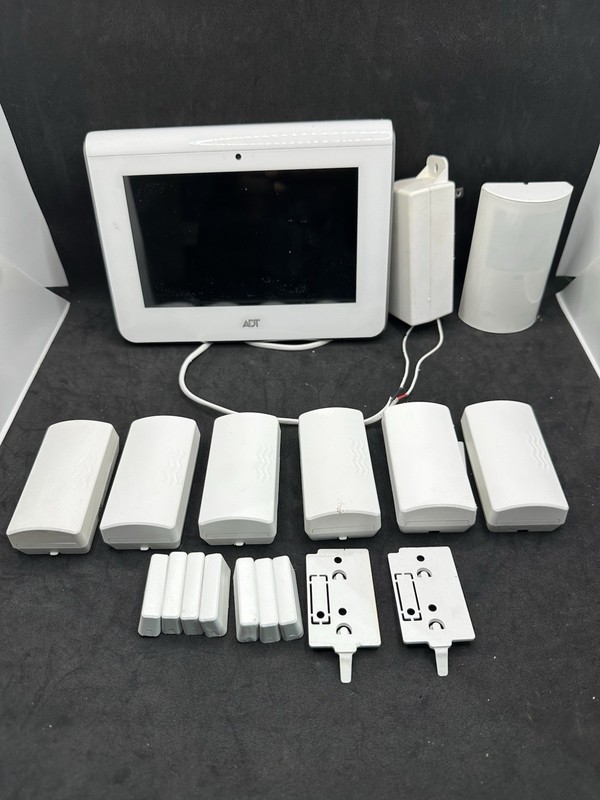 ADT Command Smart Home Security Panel Hub w 6 Door Sensors Motion Sensor