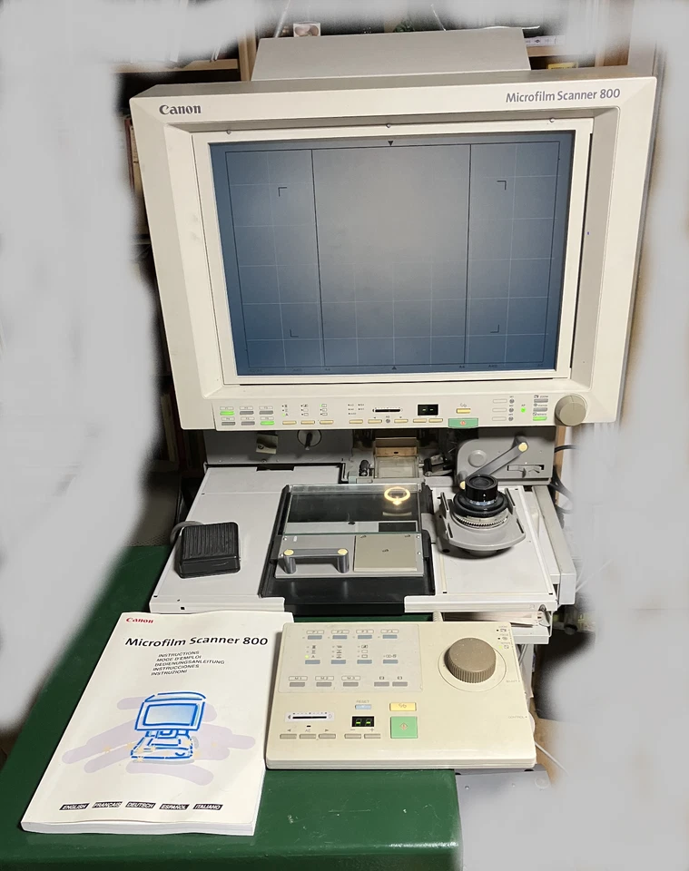 Canon Microfilm und Microfiche Scanner 800