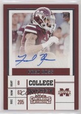 2017 Panini Contenders Draft Picks College Ticket Fred Ross #162 Auto 04g8