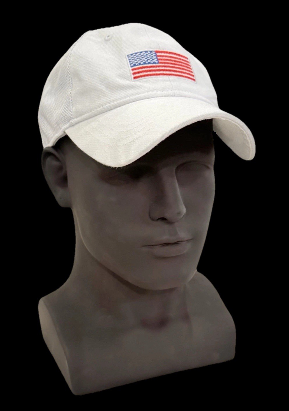 American Flag Trucker Hat ~ Adjustable Snapback Baseball Cap for Kids ~Ages 8-14