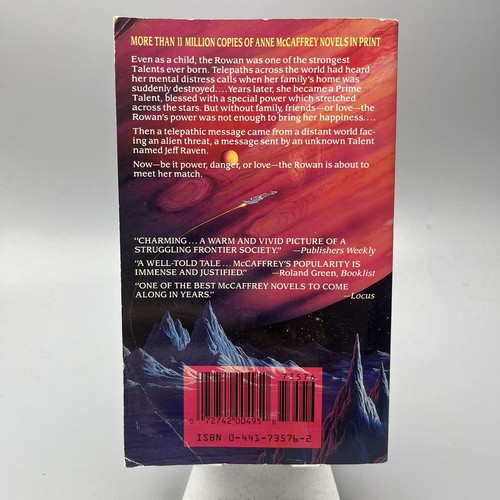 The Rowan Anne McCaffrey 1991 Mass Market Sci-Fi Novel Ace Books - Zdjęcie 3 z 8