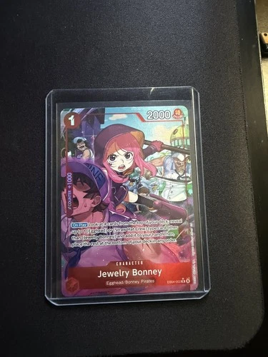 One Piece Card Game Jewelry Bonney EB04-002 Alt Art OP15 ENGLISH