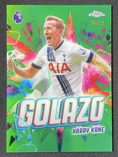 Harry Kane 2025-26 Topps Chrome Premier League Golazo Green Refractor /99 #GZ-16