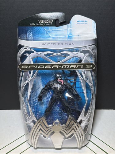 Spider-Man 3 Venom w Capture Web Action Figure  2007 Limited Edition New Sealed - Picture 1 of 11
