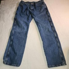 Wrangler Jeans Men's Dark Wash Size 34x30 Blue Denim
