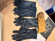 Set of vintage Leather Gloves Sz 6 1/2