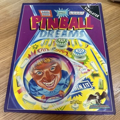 Pinball Dreams Commodore Amiga Retro Vintage Floppy Rare Big Box