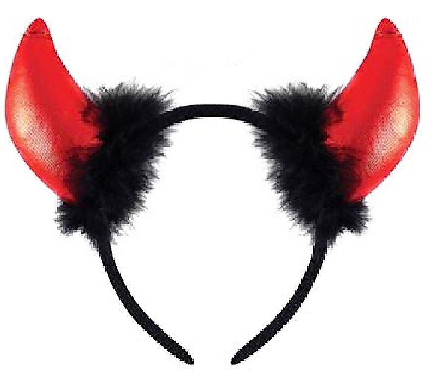 Diadema Cuerno Diablo Fiesta Noche Gallina Halloween Vestido Elegante Disfraz Accesorios