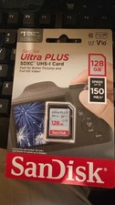 SanDisk - Ultra PLUS 128GB SDXC UHS-I Memory Card - BRAND NEW Sealed