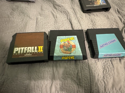 Atari 5200 Game Lot: Pitfall II, Star Raiders, Pac-Man, Missile Command + More