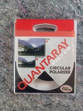 Used Quantaray 62 mm Filter Circular Polarizer in plastic case