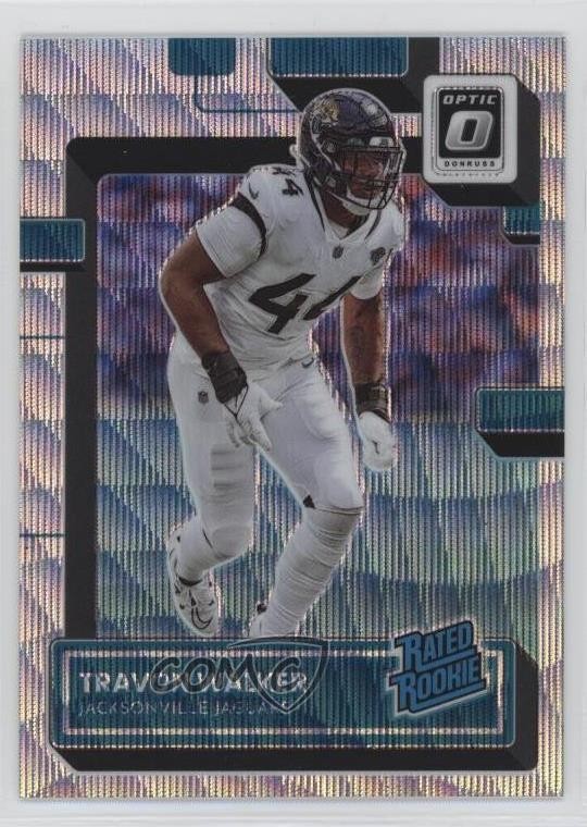 2022 Panini Donruss Optic Rated Rookie Wave Prizm 60/300 Travon Walker #225 s1i
