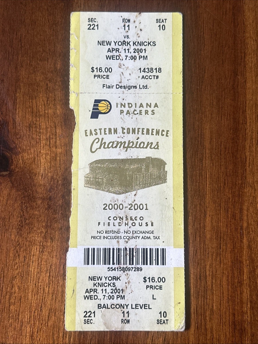 Basketball Indiana Pacers Vintage Sports Ticket Stubs for sale | eBay