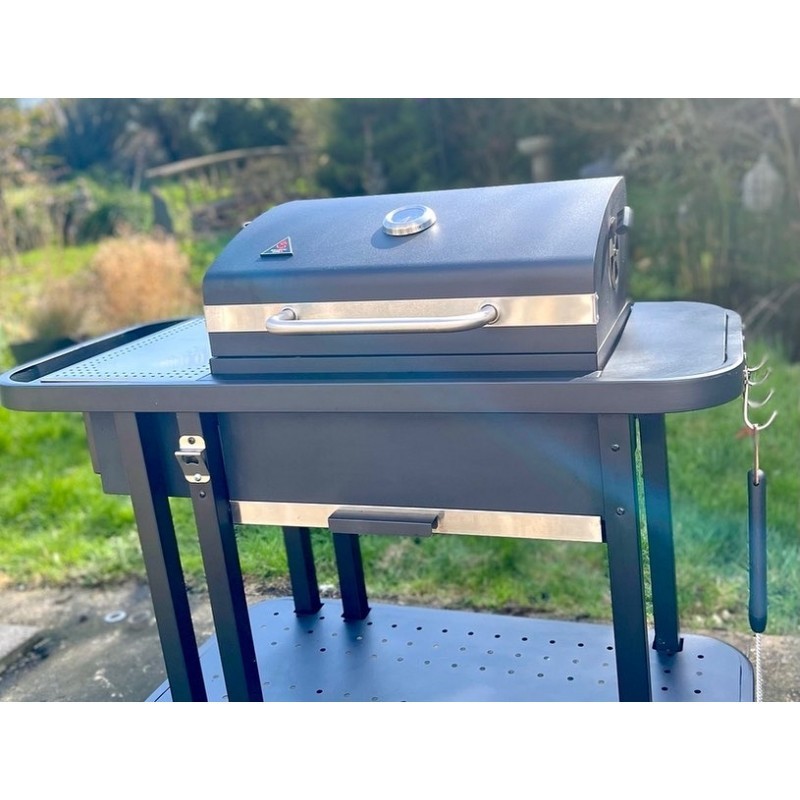 Barbecue à charbon SNG ONE avec allumage automatique intégré acier