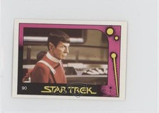 1982 Monte Gum Star Trek II The Wrath of Khan Spock #90 2xw