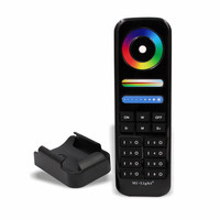 MiBoxer Rgb+Cct 8-Zonen-Fernbedienung (Rgb + 2700-6500K) 2,4Ghz 12/24V | Schwarz
