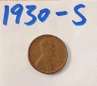 1930-S Lincoln Wheat Cent — photo from another recent sale