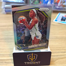Panini 2025 WNBA Diamond Miller 2-Card Lot Prizm/Select Concourse #15 #27